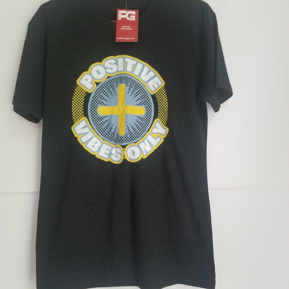 Positive vibes tshirt black small - Picture 2 of 5